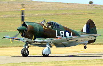 Картинка cac boomerang авиация лёгкие одномоторные самолёты пилот истребитель исторический взлет