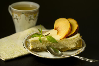 Картинка еда пироги персик