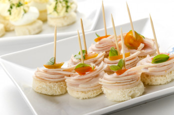 Картинка еда бутерброды +гамбургеры +канапе канапе