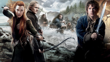 Картинка кино+фильмы the+hobbit +the+desolation+of+smaug мужчины девушка