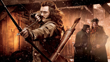обоя the hobbit,  the desolation of smaug, кино фильмы, лук