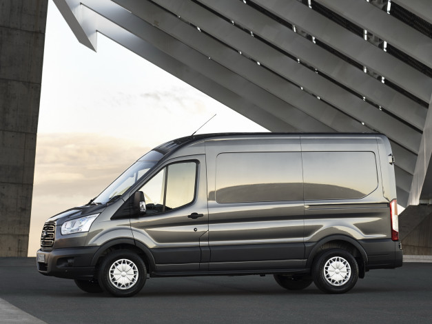 Обои картинки фото автомобили, ford trucks, 2014, l2h2, van, transit, ford