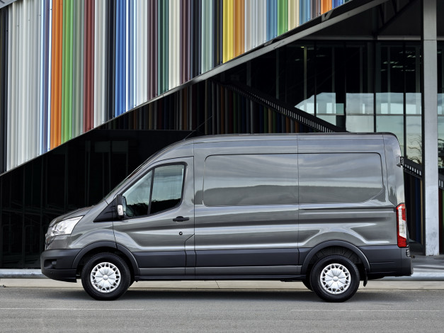 Обои картинки фото автомобили, ford trucks, 2014, l2h2, van, transit, ford