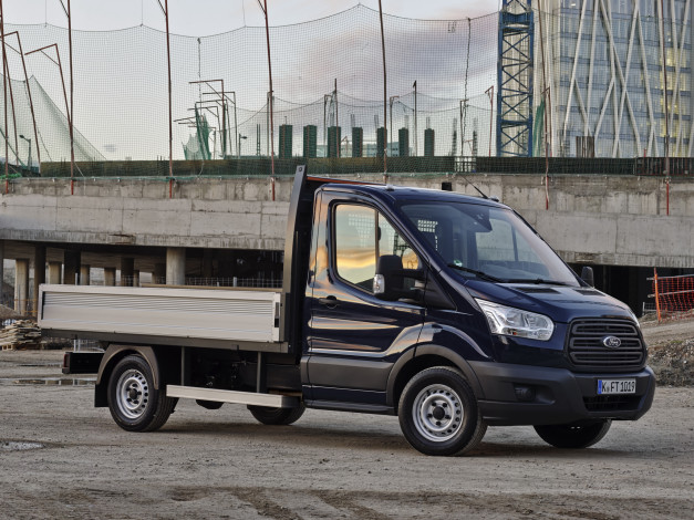 Обои картинки фото автомобили, ford trucks, ford, transit, chassis, cab, l2, 2014