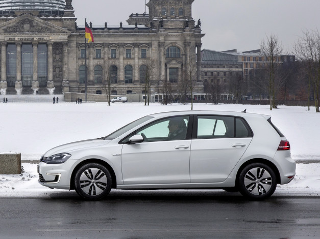 Обои картинки фото автомобили, volkswagen, e-golf, typ, 5g, 2013