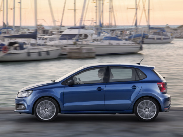 Обои картинки фото автомобили, volkswagen, polo, bluegt, 5-door, typ, 6r, 2014
