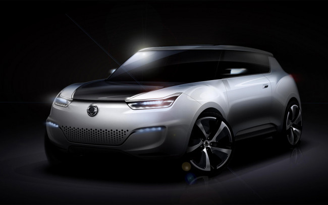 Обои картинки фото автомобили, 3д, yong, ssang