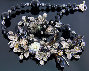 Картинка разное украшения +аксессуары +веера украшение фон ожерелье бижутерия