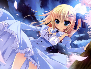 Картинка аниме unknown +другое платье девушка nanaca mai