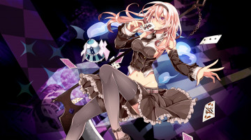 Картинка аниме unknown +другое карты арт gahata mage toudou charo взгляд девушка utau