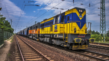 Картинка техника поезда железная дорога локомотив состав