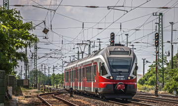 Картинка техника электрички железная дорога локомотив состав