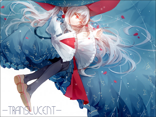 Обои картинки фото аниме, unknown,  другое, арт, atsumu, jidanhaidaitang, шляпа, девушка