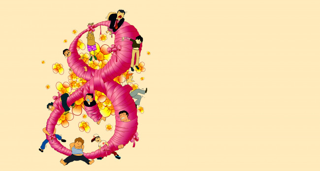 Обои картинки фото праздничные, международный женский день - 8 марта, фон, цифра