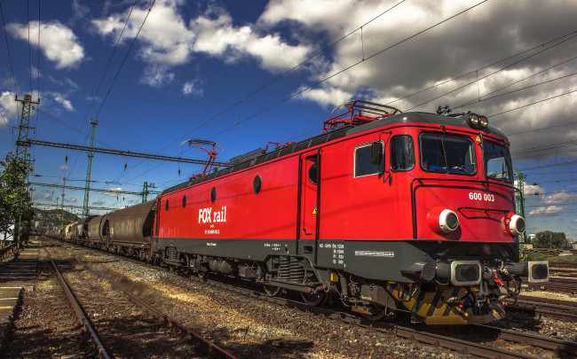 Обои картинки фото техника, электрички, железная, дорога, локомотив, состав