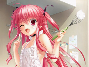 Картинка аниме unknown +другое девушка фон взгляд