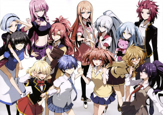 обоя аниме, akuma no riddle, akuma, no, riddle, девушки