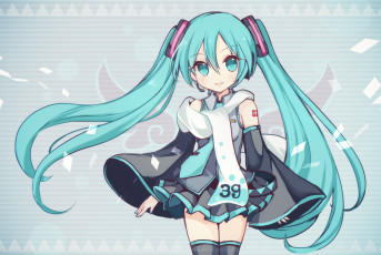 Картинка аниме vocaloid maodouzi hatsune miku