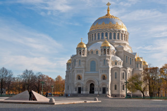 Картинка кронштадт города санкт-петербург +петергоф+ россия собор