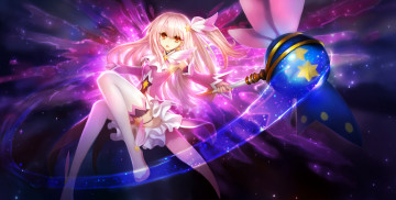 Картинка аниме магия +колдовство +halloween illyasviel von einzbern hanshu