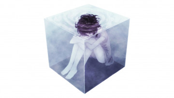 Картинка аниме unknown +другое iwai ryo арт куб вода девушка