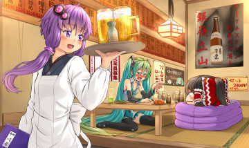 Картинка аниме vocaloid девочки