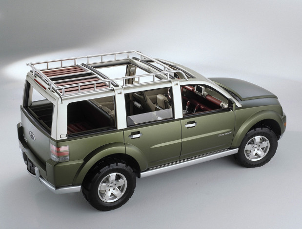 Обои картинки фото ford explorer sportsman concept, автомобили, ford, concept, sportsman, explorer, car, внедорожник, джип