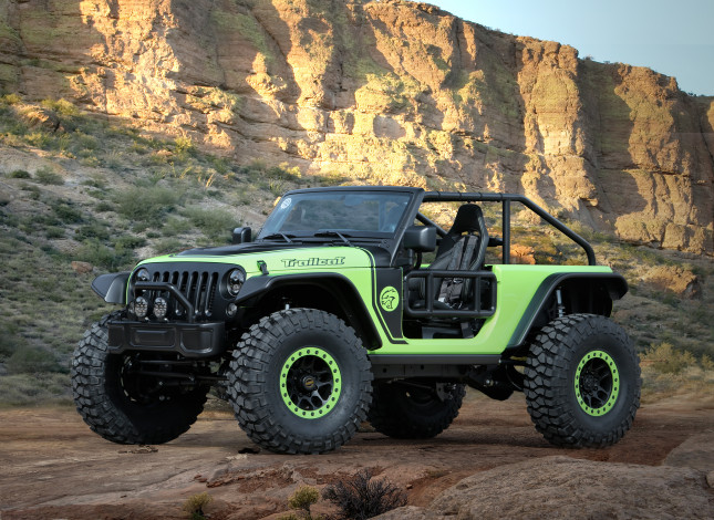 Обои картинки фото автомобили, jeep, concept, 2016г, jk, trailcat