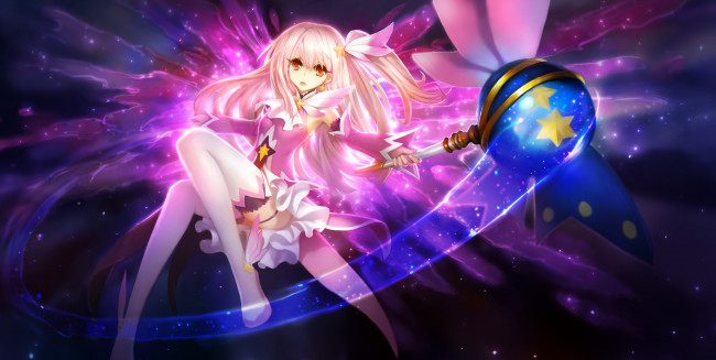 Обои картинки фото аниме, магия,  колдовство,  halloween, illyasviel, von, einzbern, hanshu