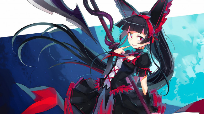 Обои картинки фото аниме, gate, лоли