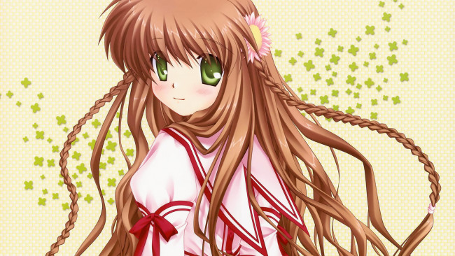 Обои картинки фото аниме, unknown,  другое, взгляд, девушка