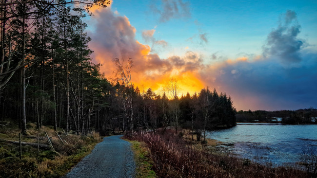 Обои картинки фото природа, восходы, закаты, рассвет