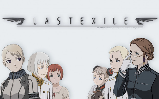 Обои картинки фото аниме, last exile, парни, девушки