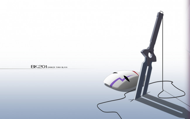 Обои картинки фото аниме, darker than black, нож, маска