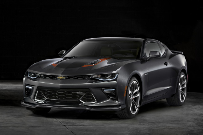 Обои картинки фото автомобили, camaro, chevrolet, 2017г, anniversary, 50th
