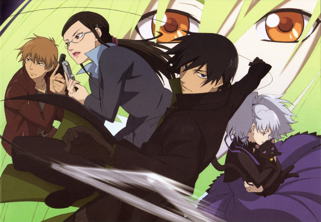 Обои картинки фото аниме, darker than black, темнее, чёрного
