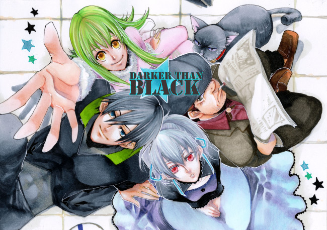 Обои картинки фото аниме, darker than black, темнее, чёрного