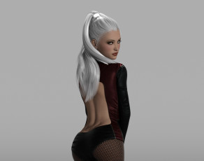 Картинка 3д+графика люди+ people фон взгляд девушка