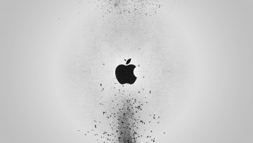 Картинка компьютеры apple логотип фон