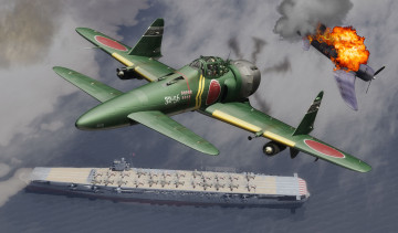 Картинка 3д+графика армия+ military самолеты полет