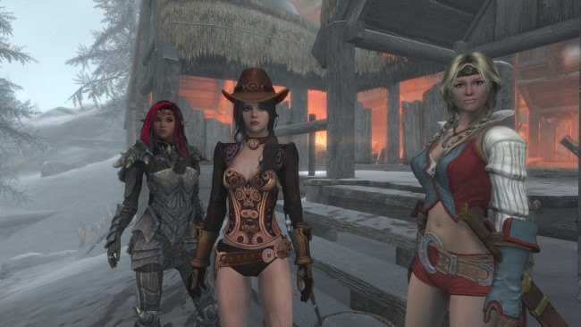 Обои картинки фото 3д графика, фантазия , fantasy, фон, взгляд, девушки