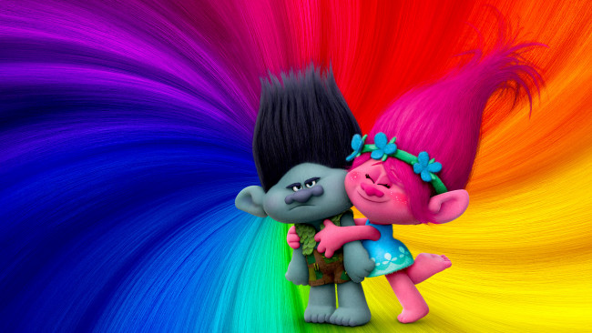 Обои картинки фото мультфильмы, trolls