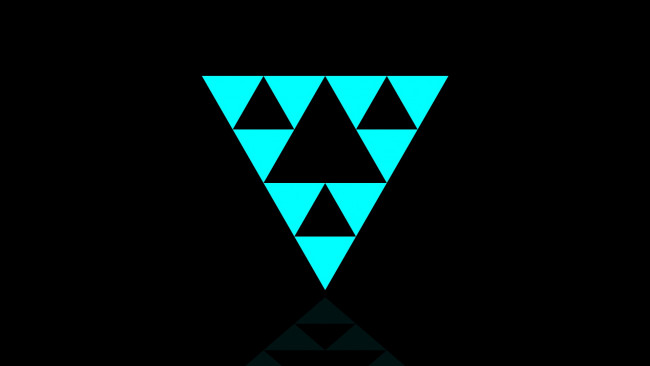 Обои картинки фото векторная графика, графика , graphics, треугольники