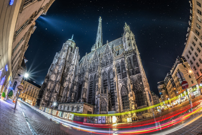 Обои картинки фото st,  stephen`s cathedral vienna, города, вена , австрия, храм