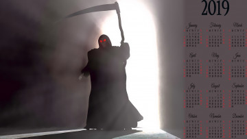 Картинка календари фэнтези смерть коса нежить капюшон