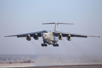 Картинка ил-+76мд-+90а авиация грузовые+самолёты ил- 76мд- 90а самолёт взлёт транспортный