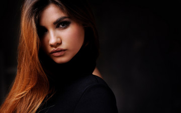 Картинка девушки -+лица +портреты девушка модель рыжеволосая причёска красотка лицо макияж портрет взгляд