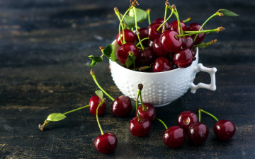 Картинка еда вишня +черешня вишни