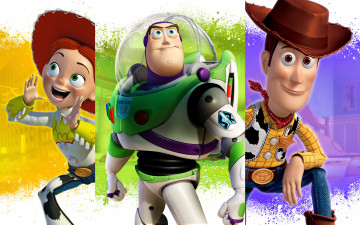 обоя toy story 4 , 2019, мультфильмы, toy story 4, история, игрушек, постер, персонажи, афиша, woody, billy, jessie