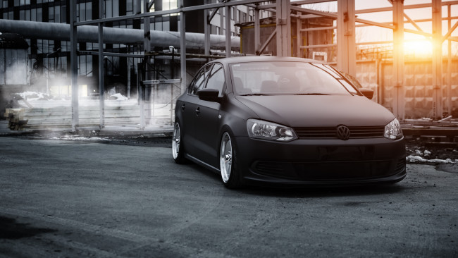 Обои картинки фото автомобили, volkswagen, polo